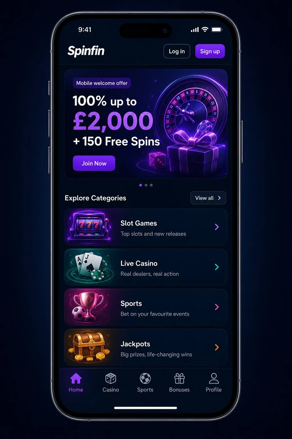 Why play on the Spinfin Casino mobile app? — Spinfin app benefits Why play on the Spinfin Casino mobile app? — Spinfin app