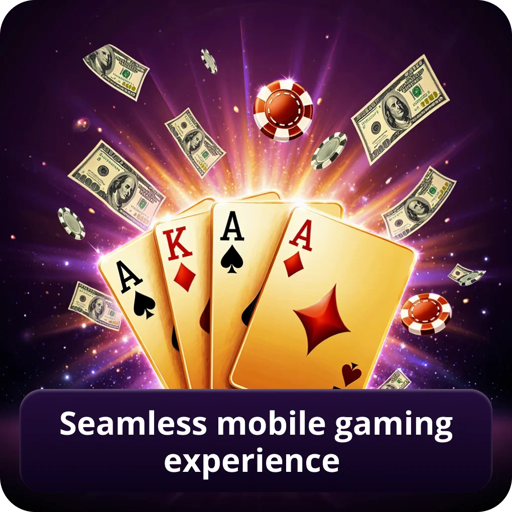 Seamless Mobile Gaming Experience on all devices Seamless Mobile Gaming Experience