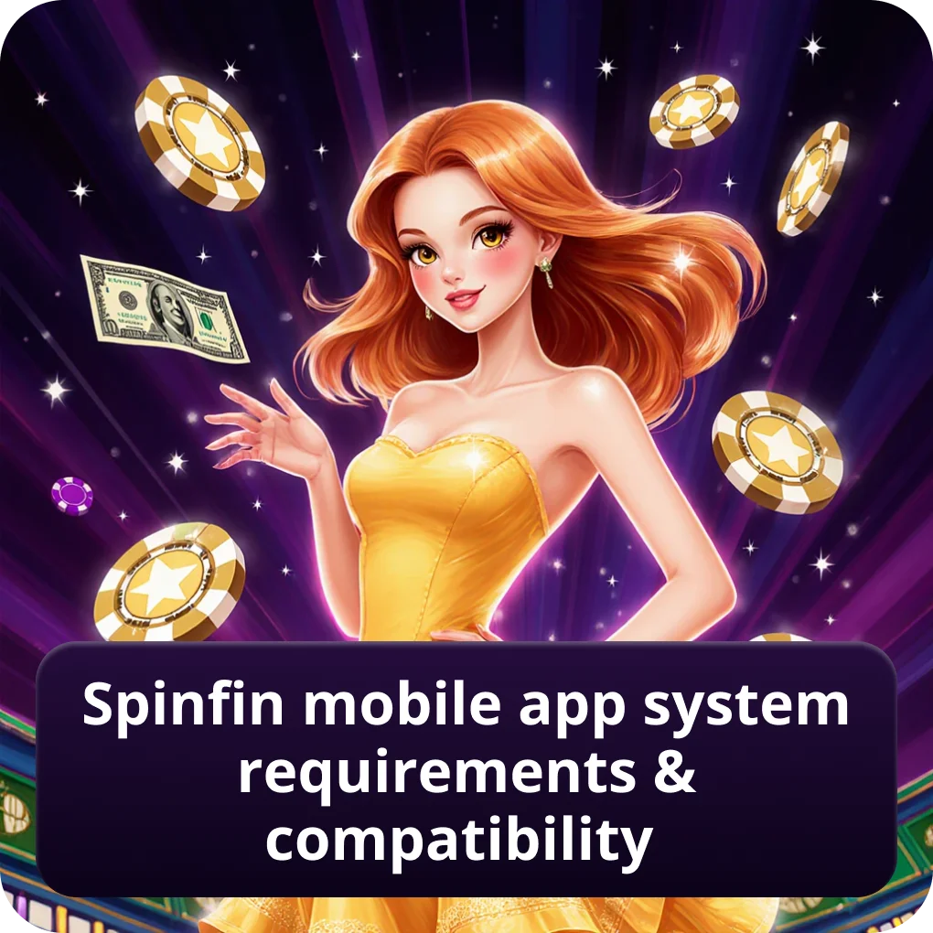 Spinfin Mobile App System Requirements & Compatibility overview Spinfin Mobile App System Requirements & Compatibility